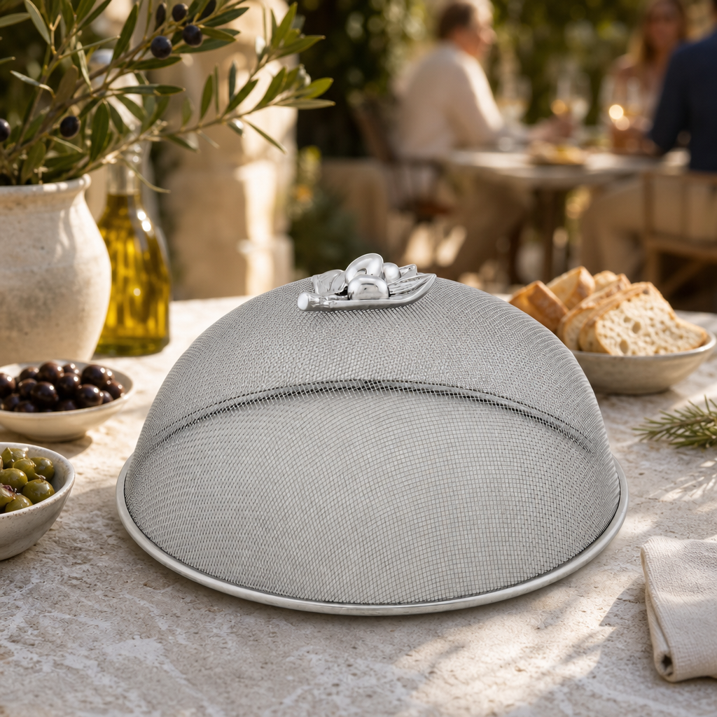Olive Stainless Mesh Picnic Cover 4