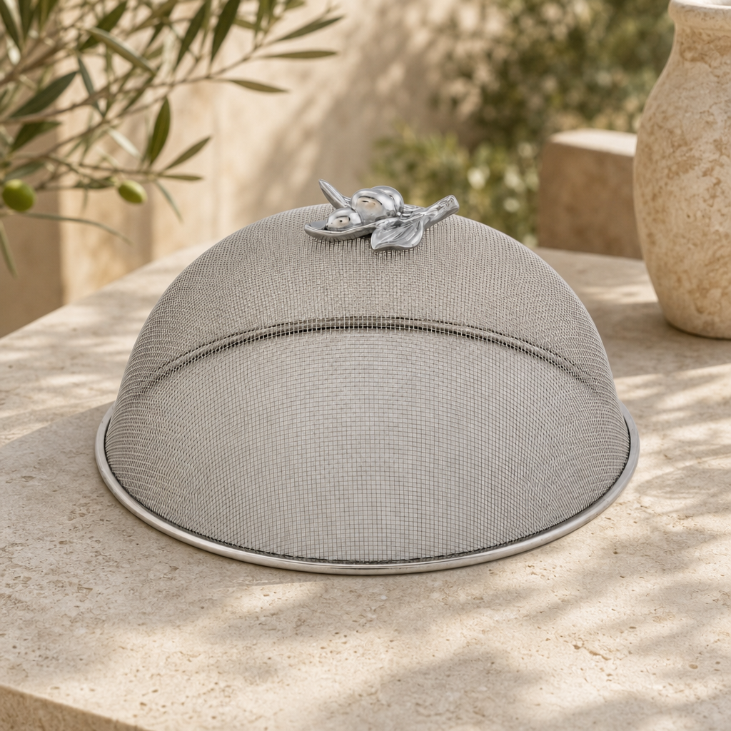 Olive Stainless Mesh Picnic Cover 3