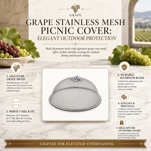 Grape Stainless Mesh Picnic Cover 9
