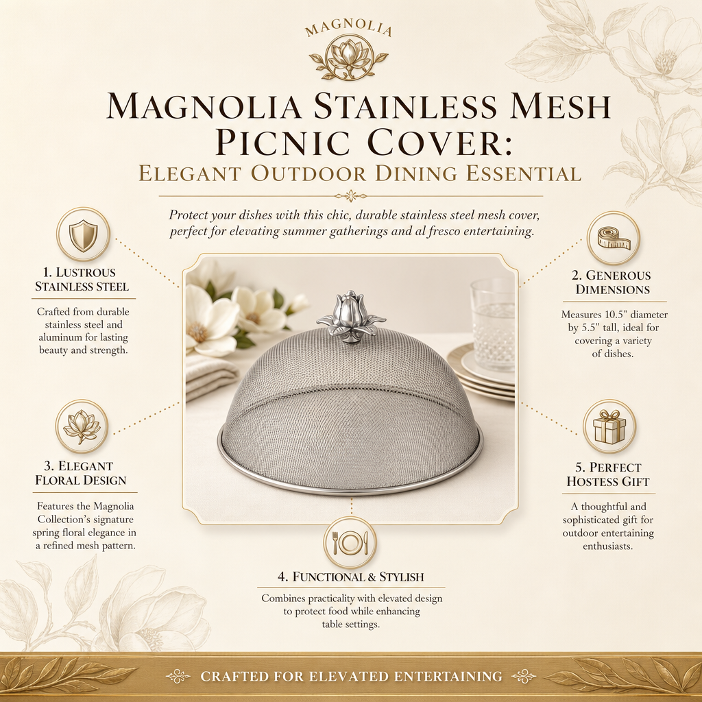 Magnolia Stainless Mesh Picnic Cover 10