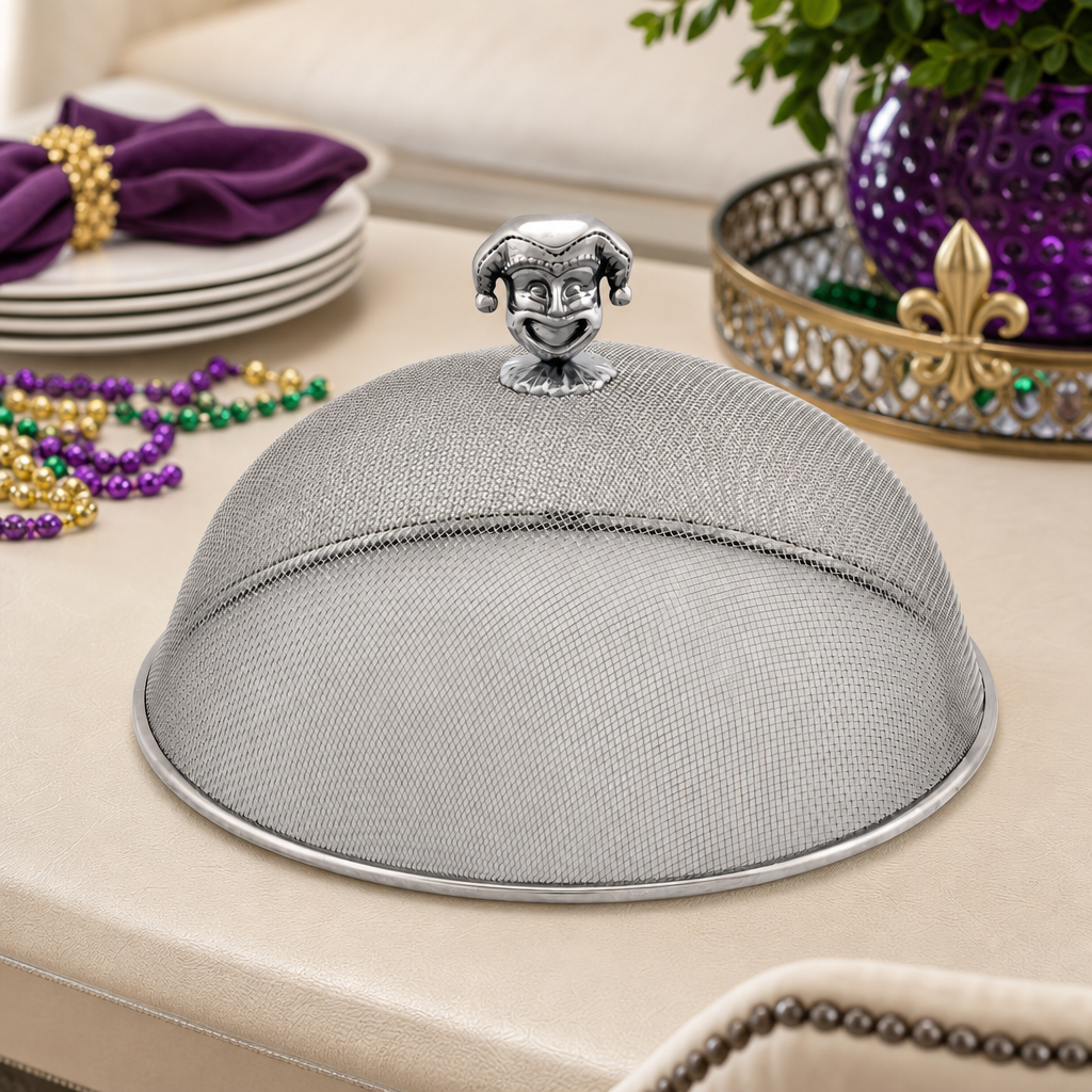 Mardi Gras Stainless Mesh Picnic Cover 1