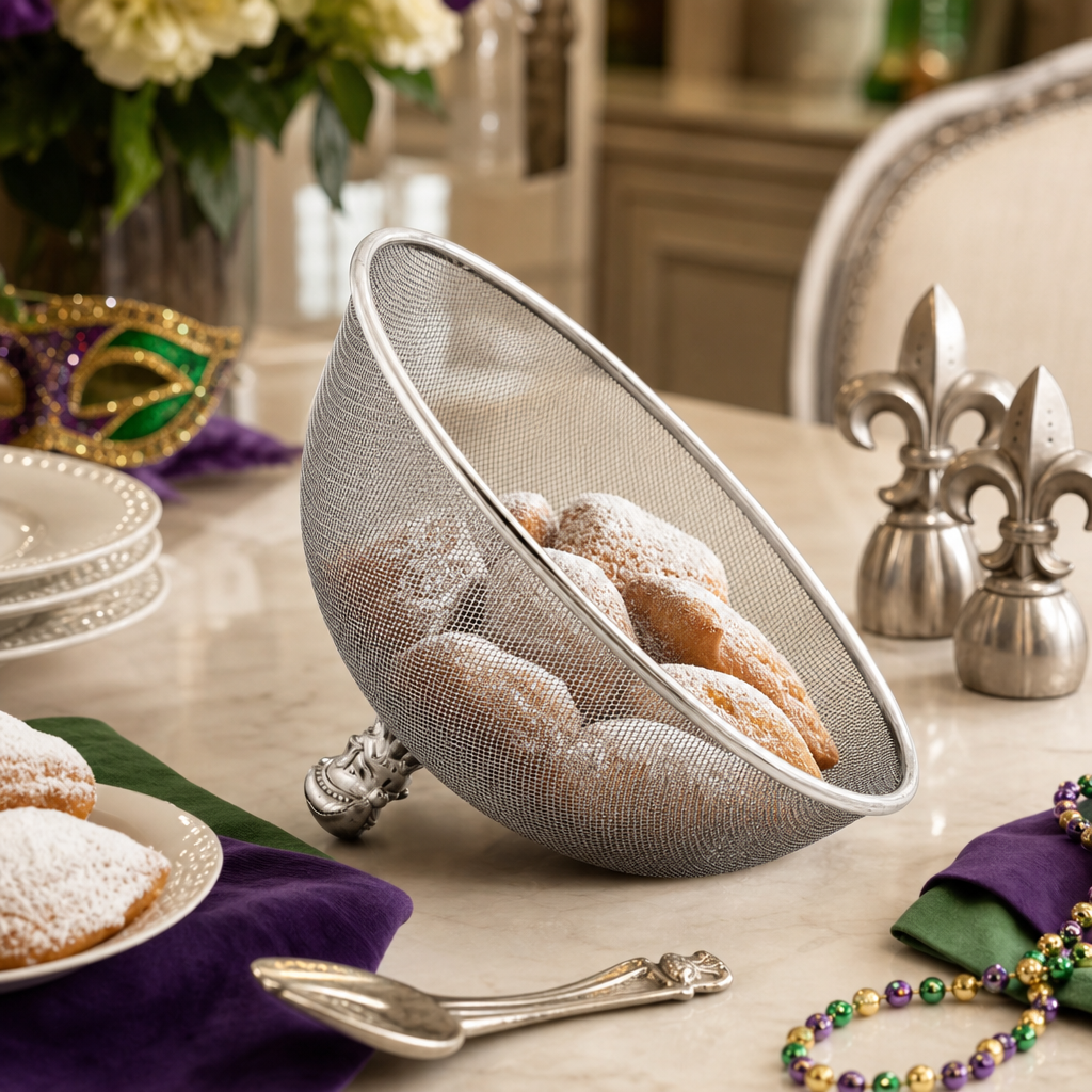 Mardi Gras Stainless Mesh Picnic Cover 6