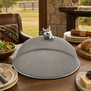 Cow Head Stainless Mesh Picnic Cover 5