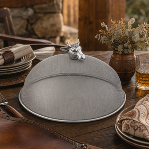 Cow Head Stainless Mesh Picnic Cover 3