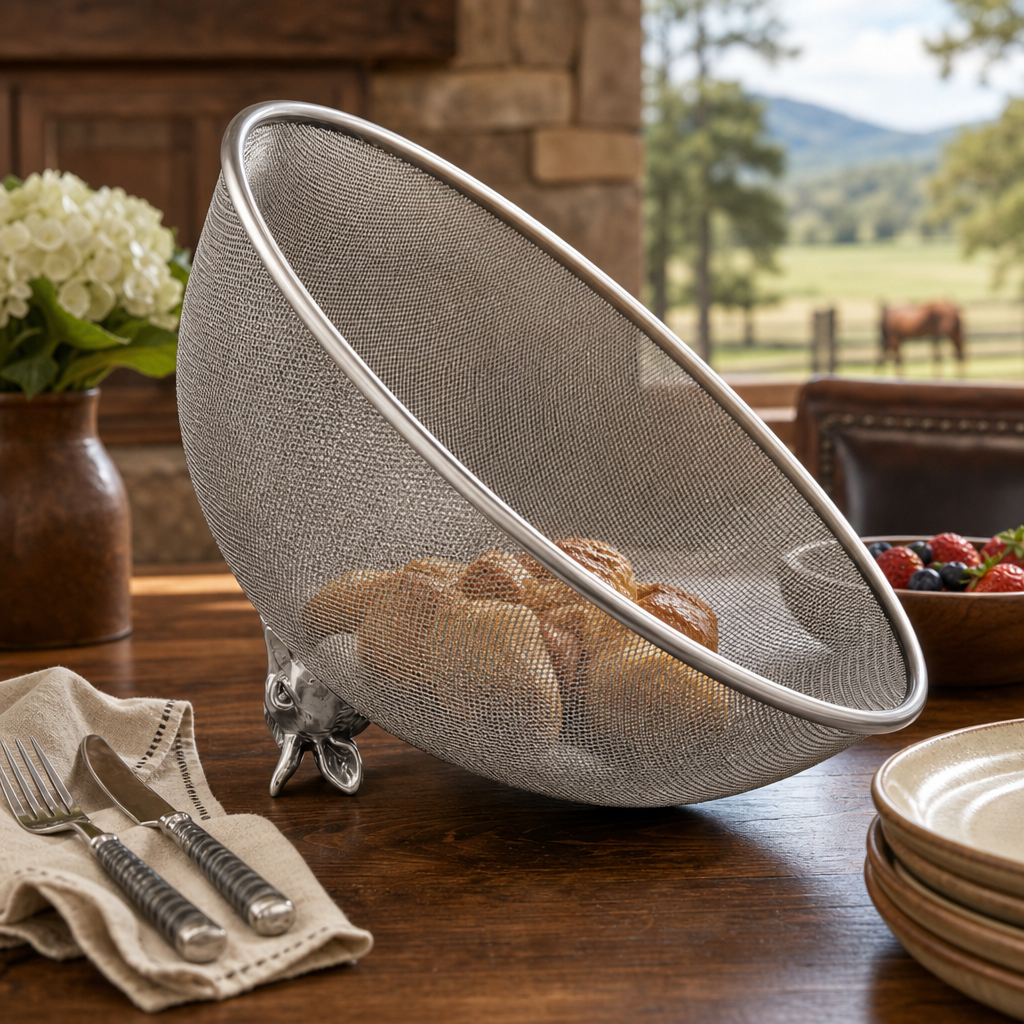 Cow Head Stainless Mesh Picnic Cover 6