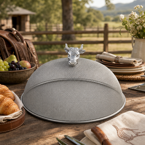 Cow Head Stainless Mesh Picnic Cover 7