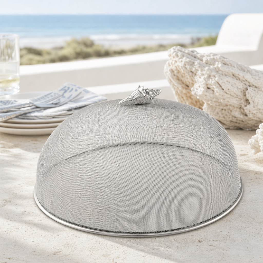 Conch Shell Stainless Mesh Picnic Cover 2