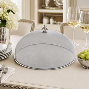 Fleur de Lis Stainless Mesh Picnic Cover 2