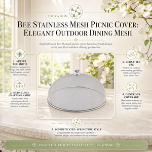 Bee Stainless Mesh Picnic Cover 10