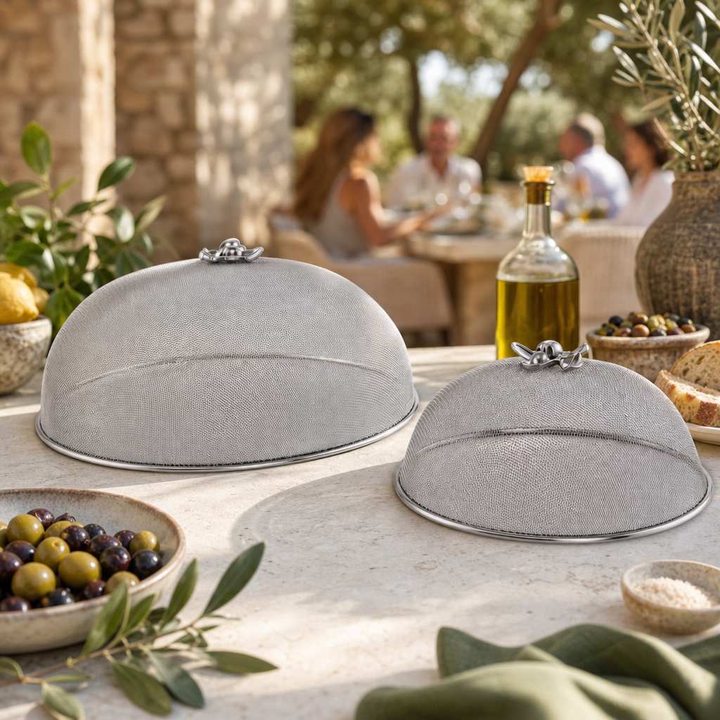 Olive Stainless Mesh Picnic Cover 7