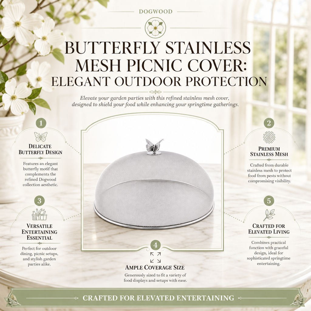 Butterfly Stainless Mesh Picnic Cover 10