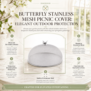 Butterfly Stainless Mesh Picnic Cover 10