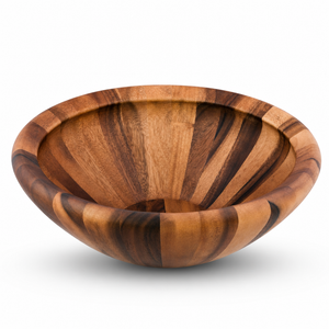 Salinas Style Wooden Acacia Salad Bowl Large 7