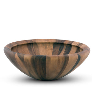 Salinas Style Wooden Acacia Salad Bowl Large
