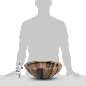 Salinas Style Wooden Acacia Salad Bowl Large