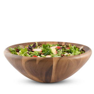 Salinas Style Wooden Acacia Salad Bowl Large
