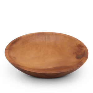 Calabash Round Acacia Wood Salad  Bowl