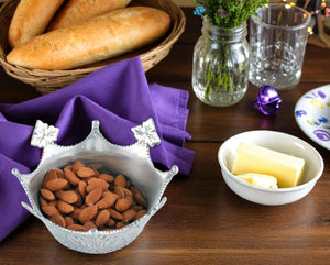 Mardi Gras Crown Serving Bowl