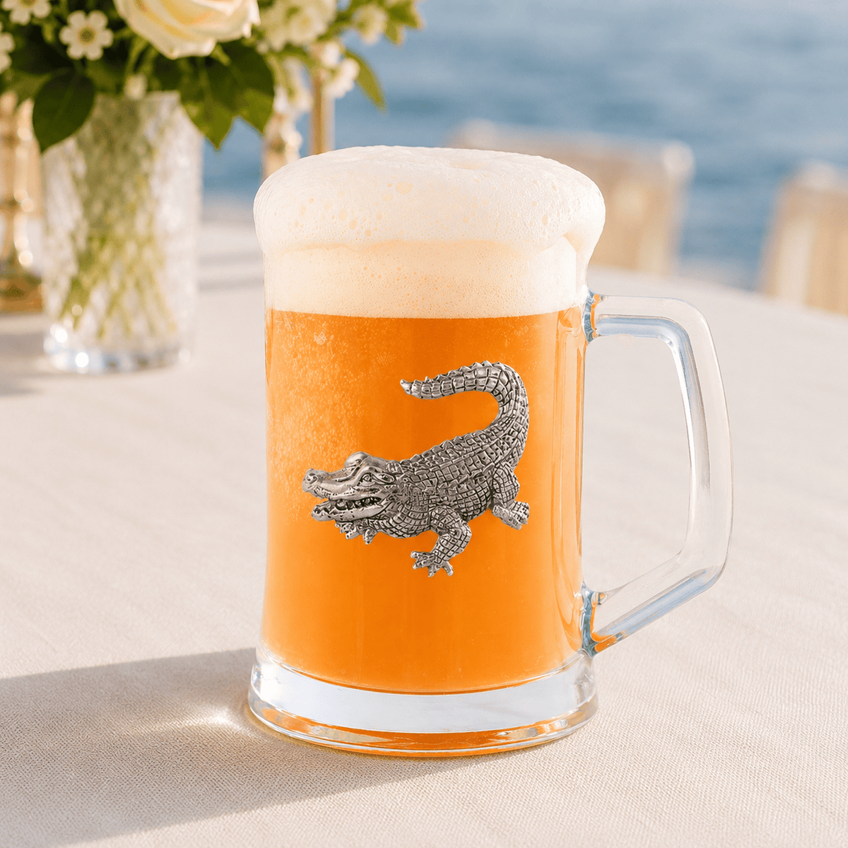 Arthur Court Alligator Alligator Beer Mugs - Set of 2