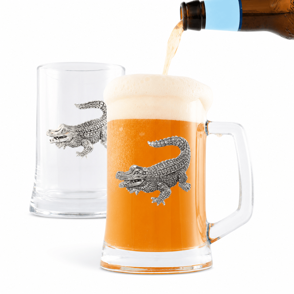 Arthur Court Alligator Alligator Beer Mugs - Set of 2
