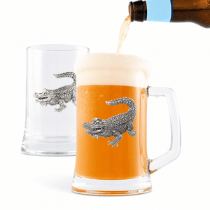 Arthur Court Alligator Alligator Beer Mugs - Set of 2