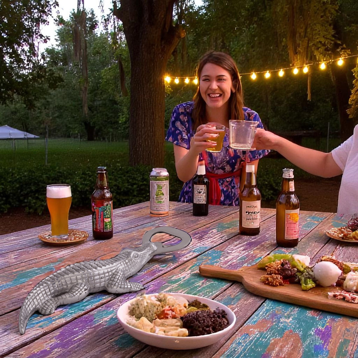 Arthur Court Alligator Alligator Bottle Opener