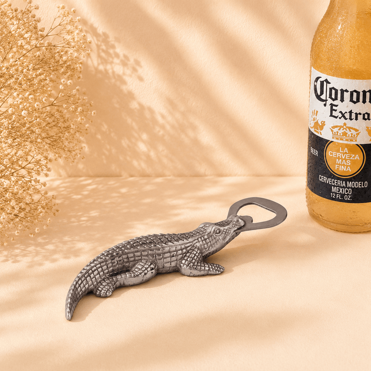 Arthur Court Alligator Alligator Bottle Opener