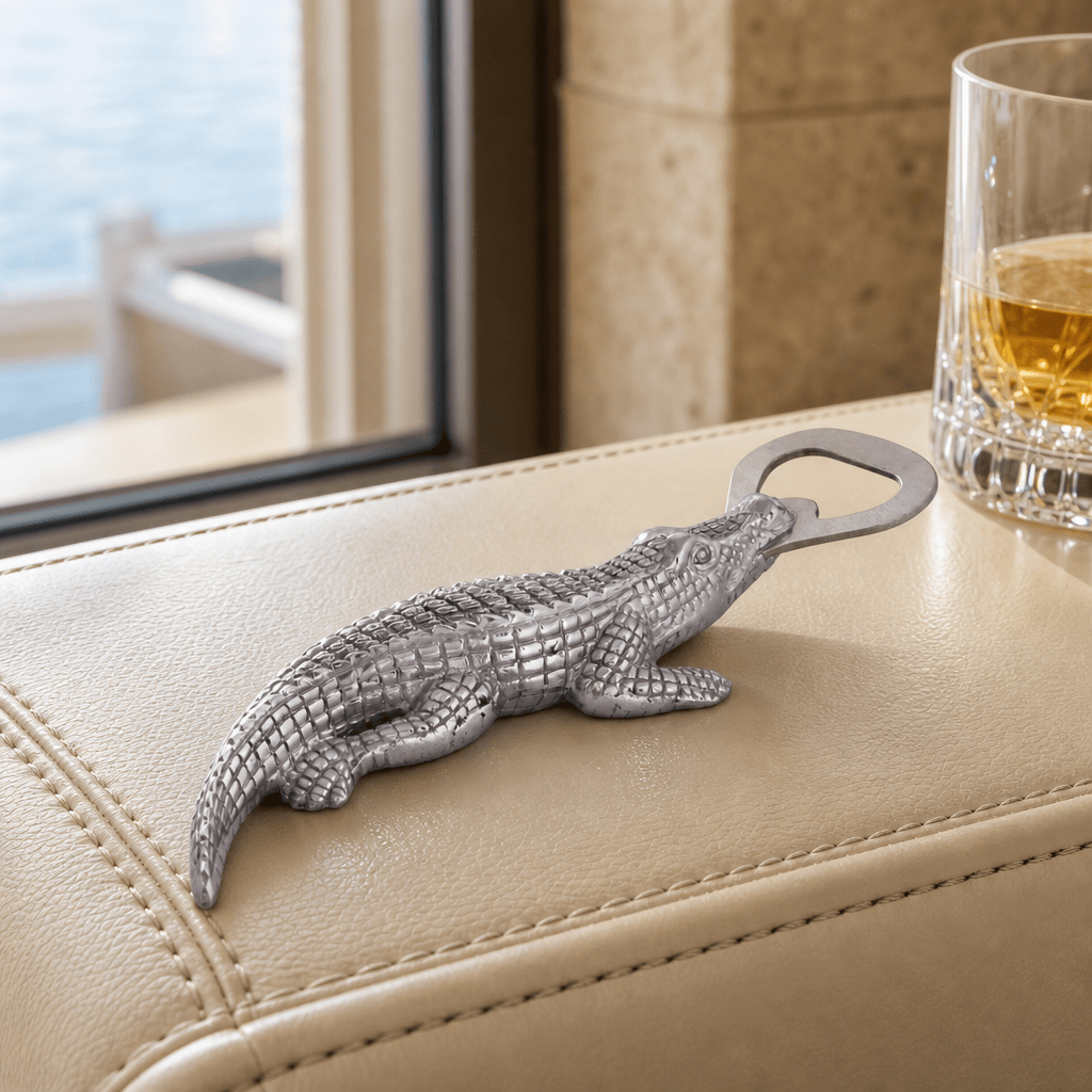 Arthur Court Alligator Alligator Bottle Opener