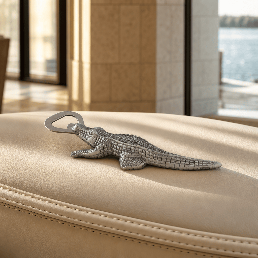 Arthur Court Alligator Alligator Bottle Opener