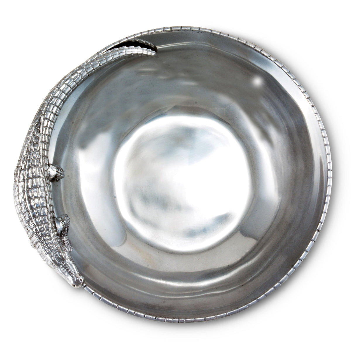 Arthur Court Alligator Alligator Figural 12 Bowl