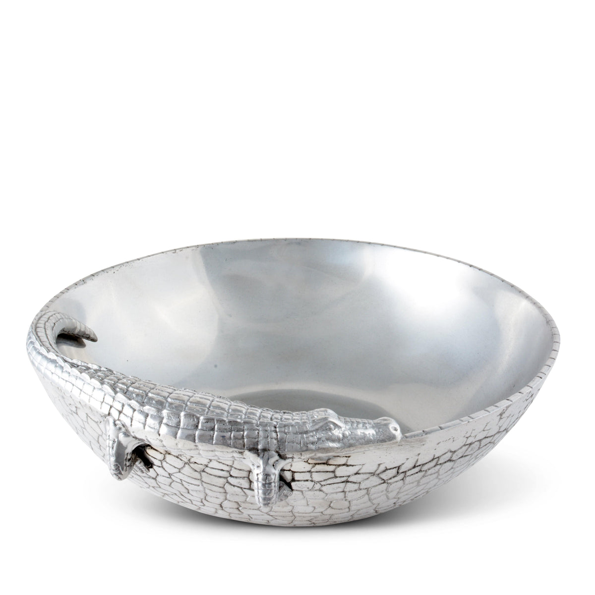 Arthur Court Alligator Alligator Figural 12 Bowl