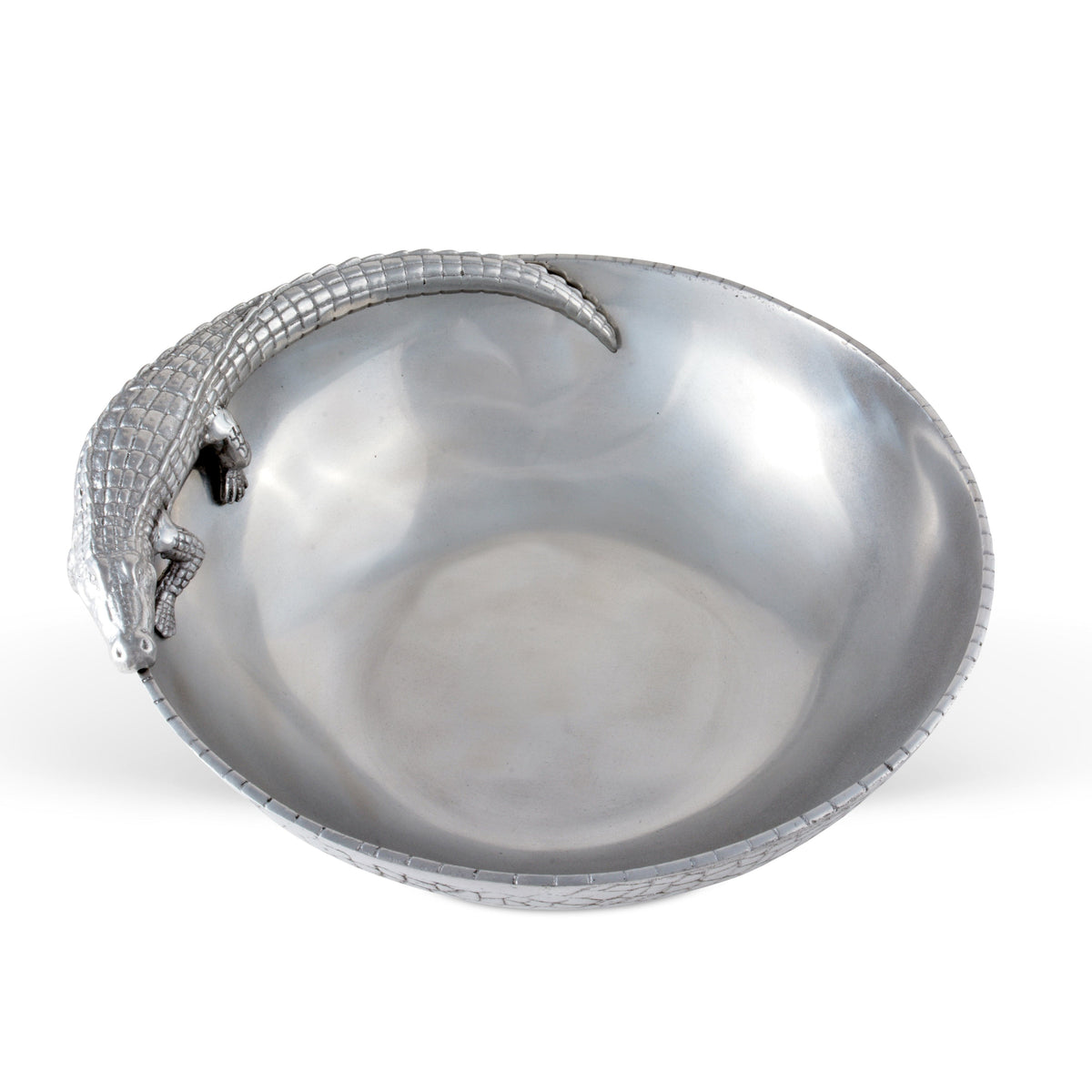 Arthur Court Alligator Alligator Figural 12 Bowl
