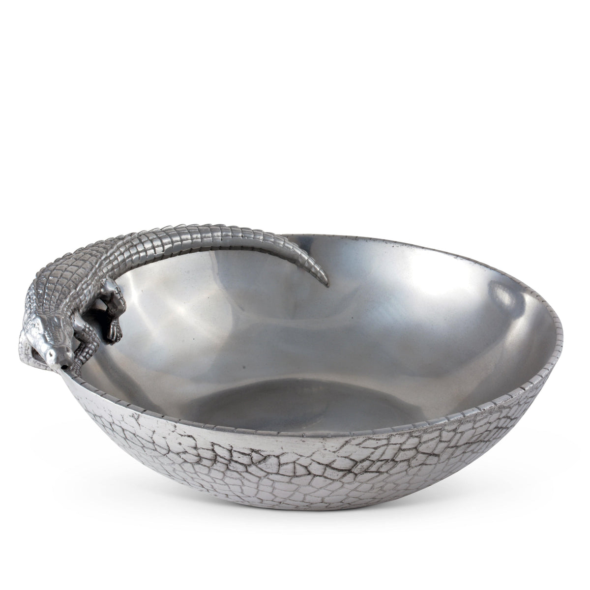 Arthur Court Alligator Alligator Figural 12 Bowl