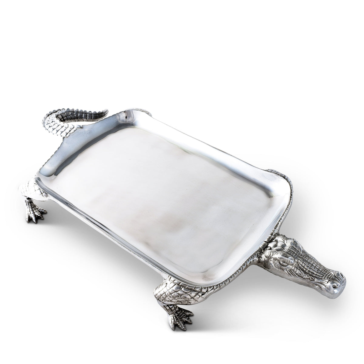 Arthur Court Alligator Alligator Figural Platter