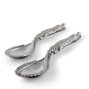Arthur Court Alligator Alligator Figural Serving Set