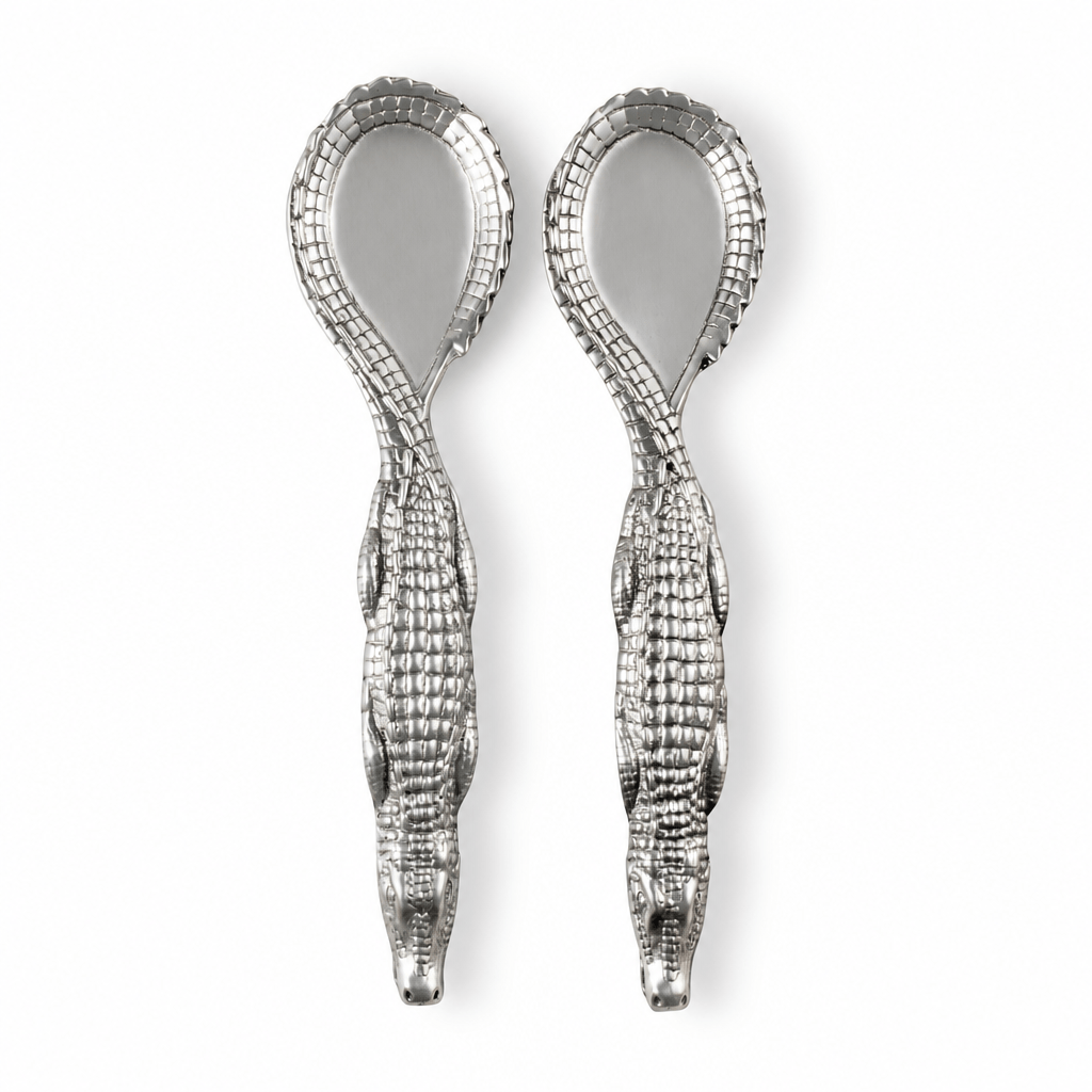 Arthur Court Alligator Alligator Figural Serving Set