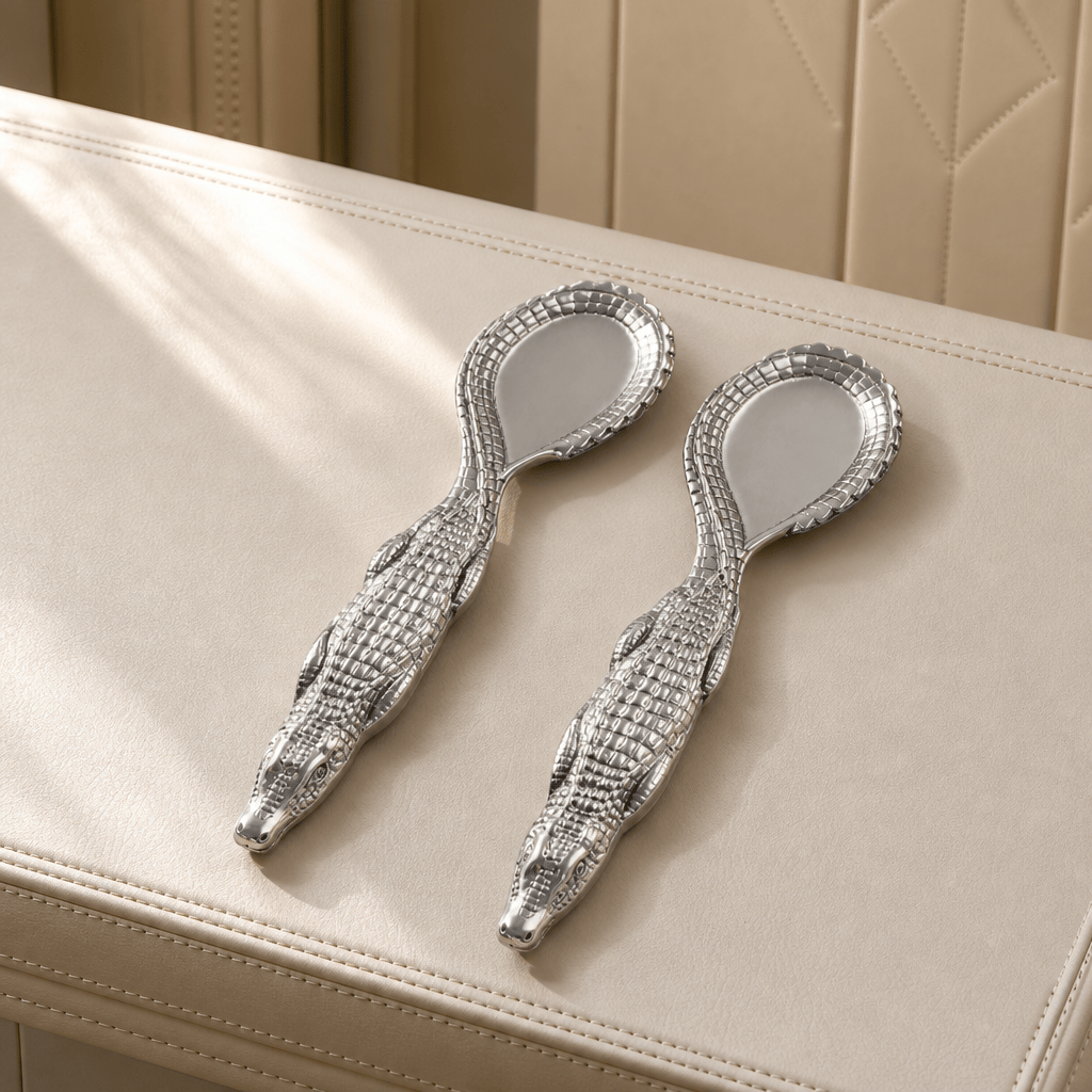 Arthur Court Alligator Alligator Figural Serving Set