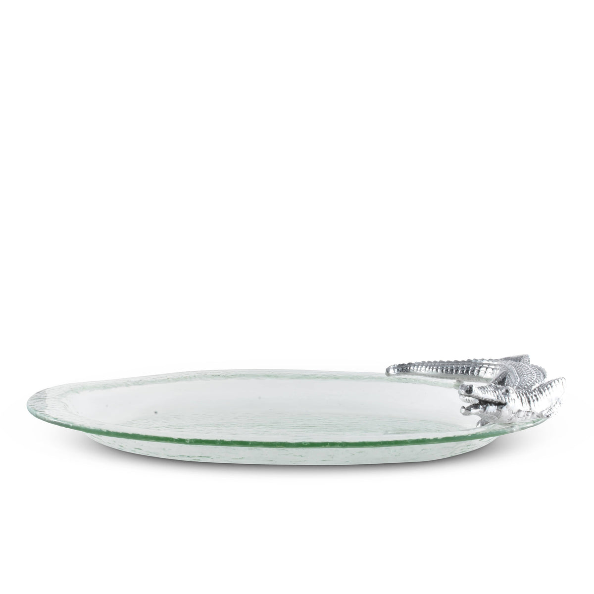 Arthur Court Alligator Alligator Glass Platter