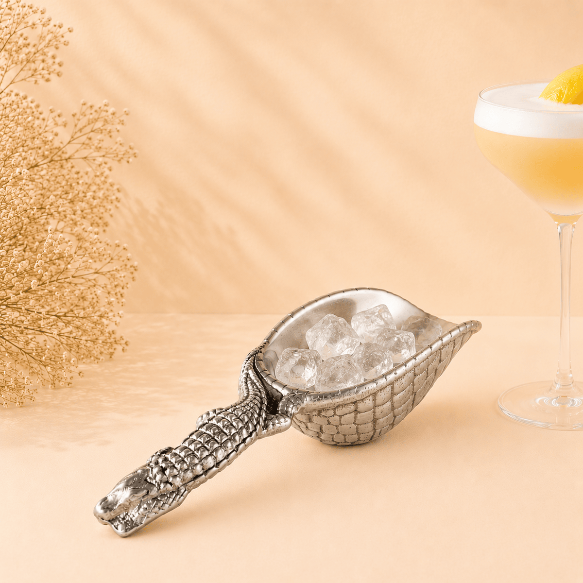 Arthur Court Alligator Alligator Ice Scoop