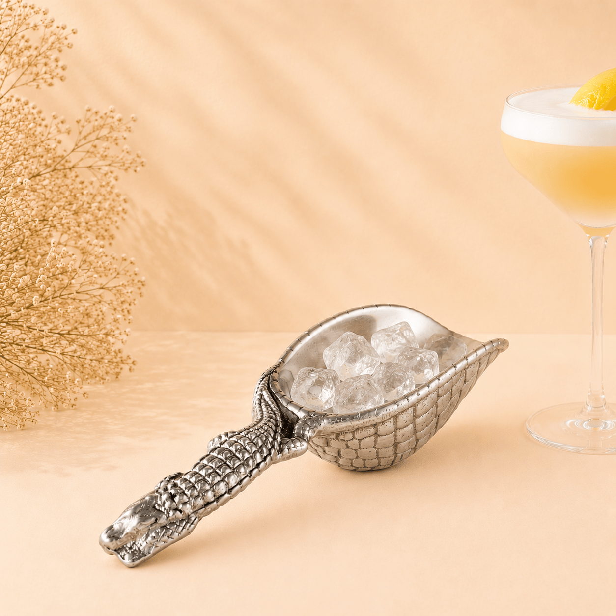 Arthur Court Alligator Alligator Ice Scoop