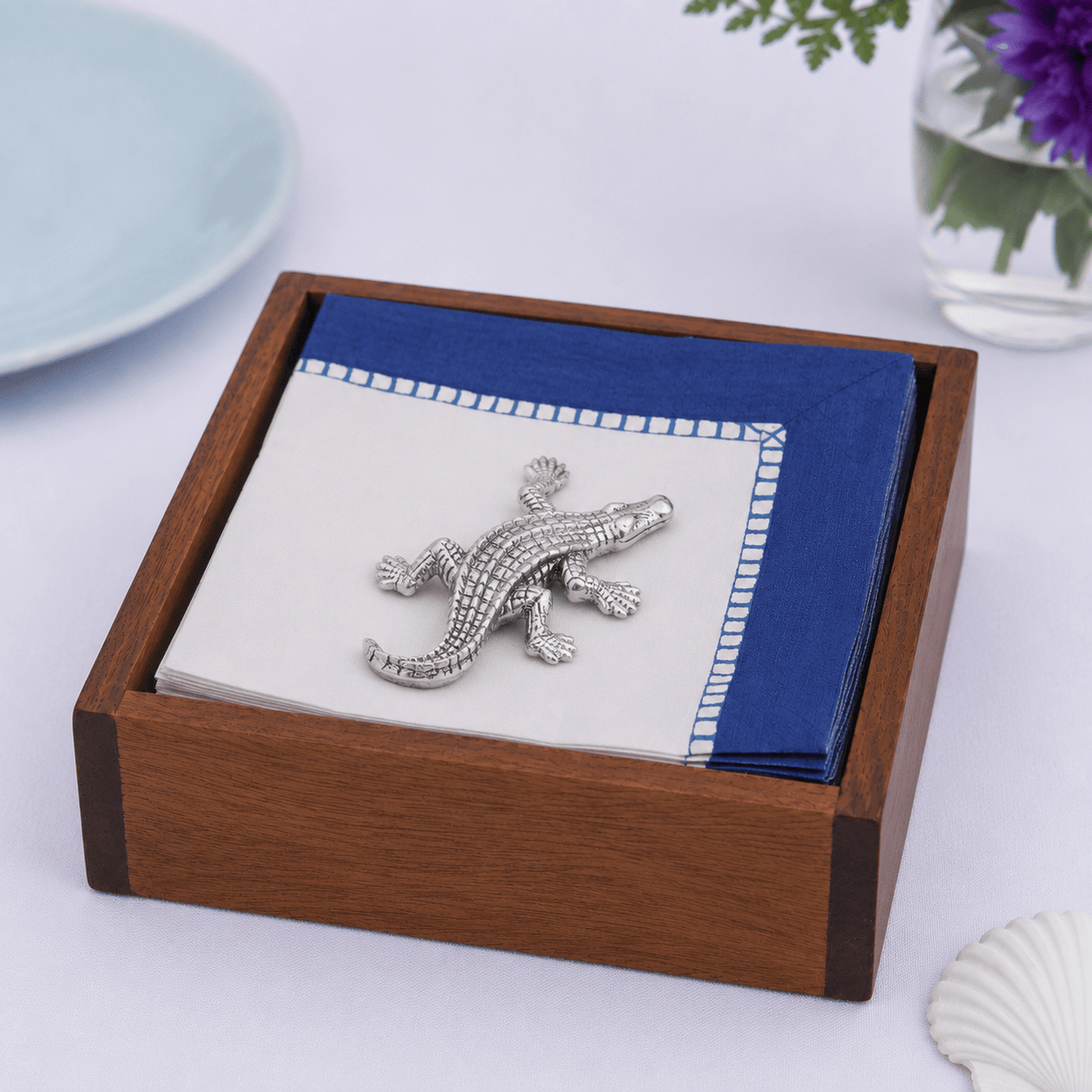 Arthur Court Alligator Alligator Napkin Weight