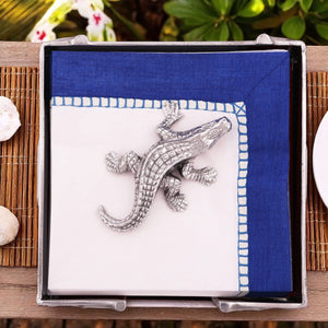Arthur Court Alligator Alligator Napkin Weight