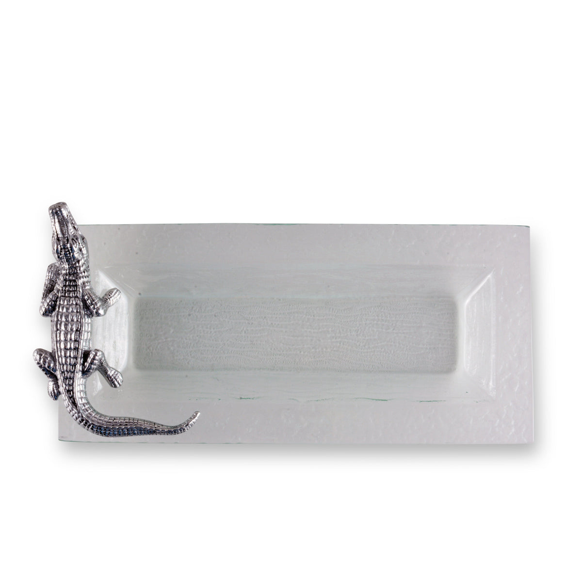 Arthur Court Alligator Alligator Oblong Tray