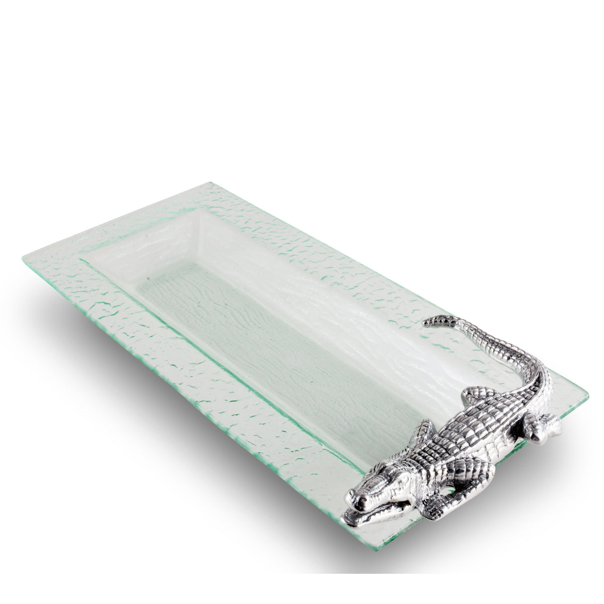 Arthur Court Alligator Alligator Oblong Tray
