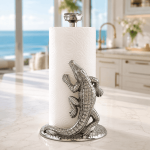 Arthur Court Alligator Alligator Paper Towel Holder