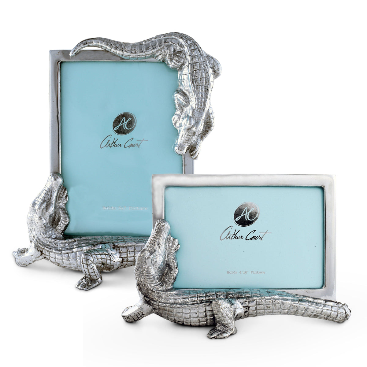 Arthur Court Alligator Alligator Photo Frame