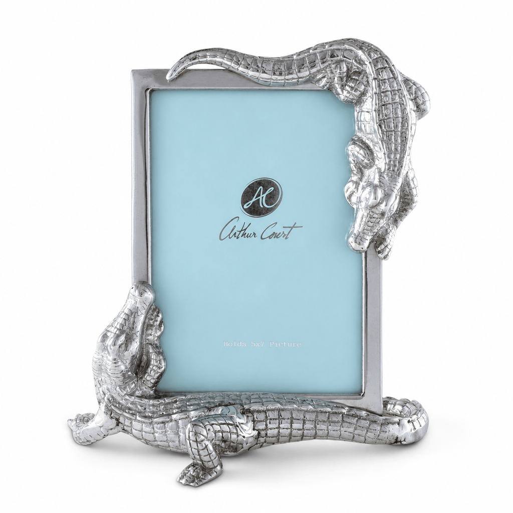 Arthur Court Alligator Alligator Photo Frame