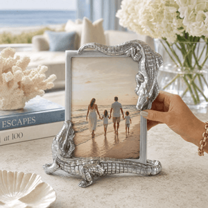 Arthur Court Alligator Alligator Photo Frame