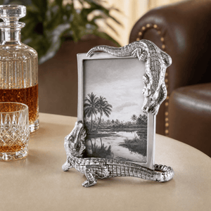 Arthur Court Alligator Alligator Photo Frame