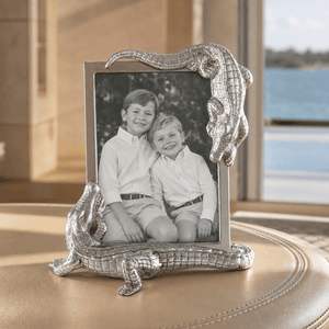 Arthur Court Alligator Alligator Photo Frame